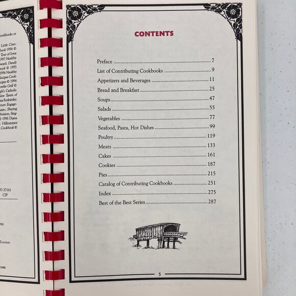 Vintage Best of the Best from Iowa Paperback Spiral Bound 1997 State Cookbook - Picture 5 of 12